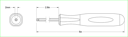 2mm球头六角螺丝刀缩略图